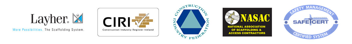 cork scaffolding cert logos